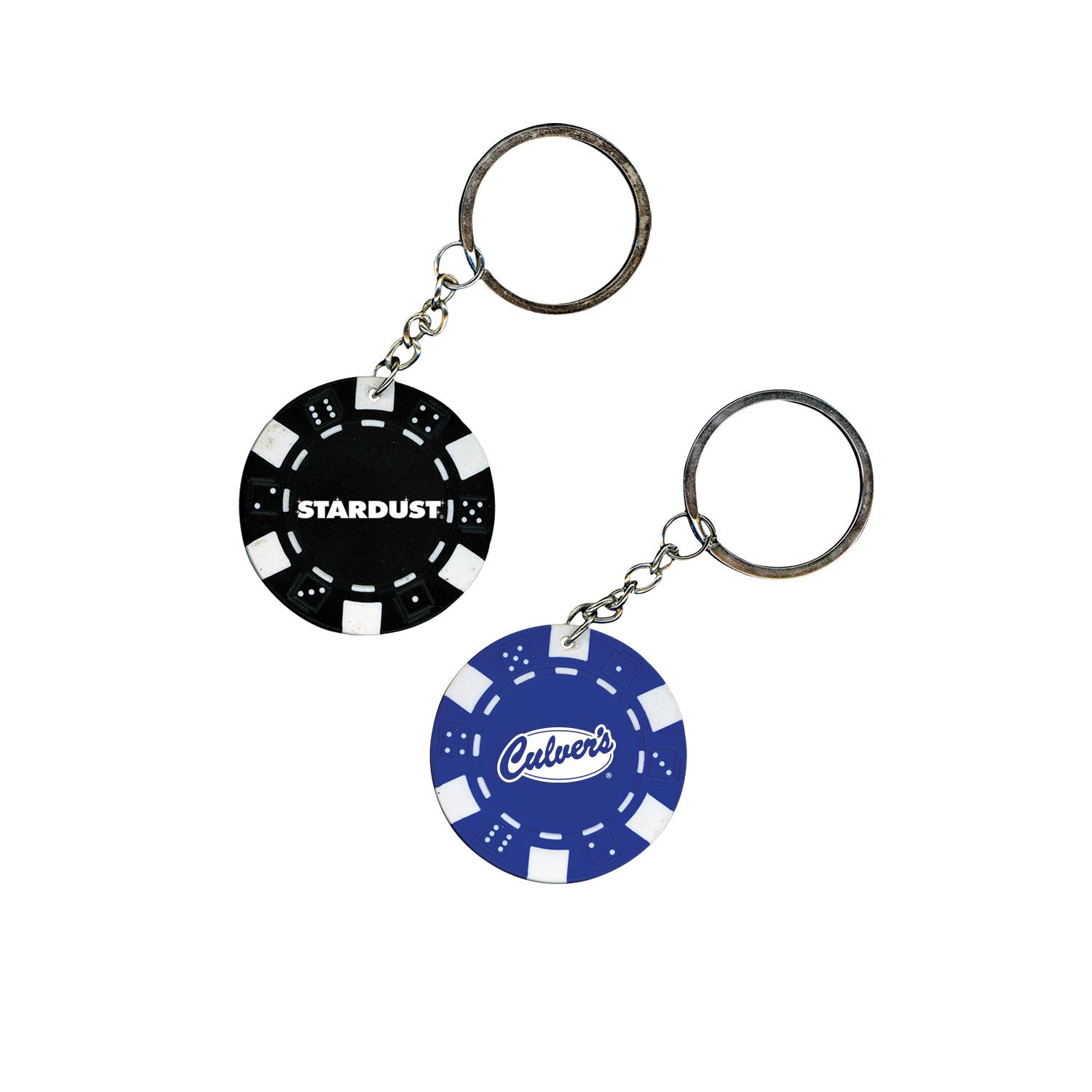 KEY1 Poker Chip Keychain