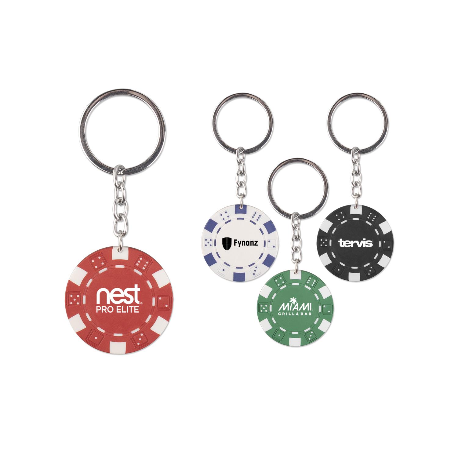 PKRKEY Poker Chip Keychains