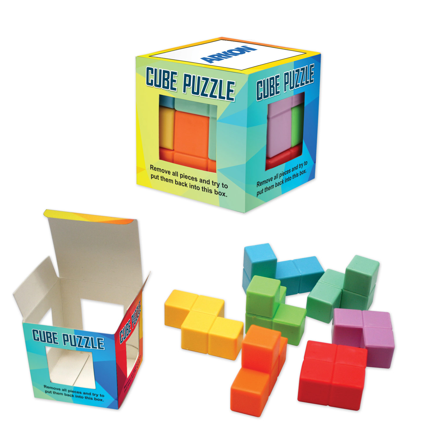 S25133X Cube Puzzle In Box