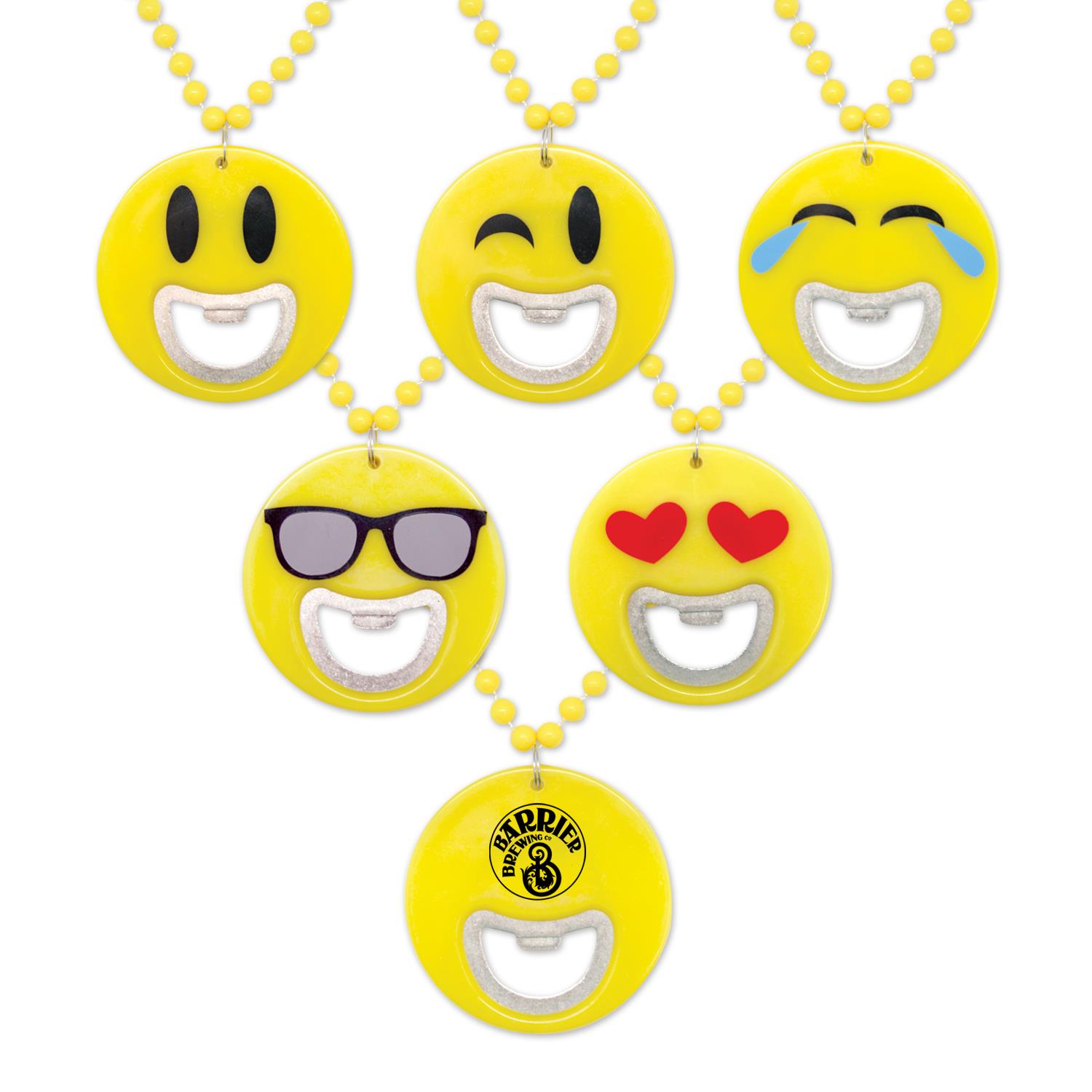 S55114X Emoji Bottle Opener Beads