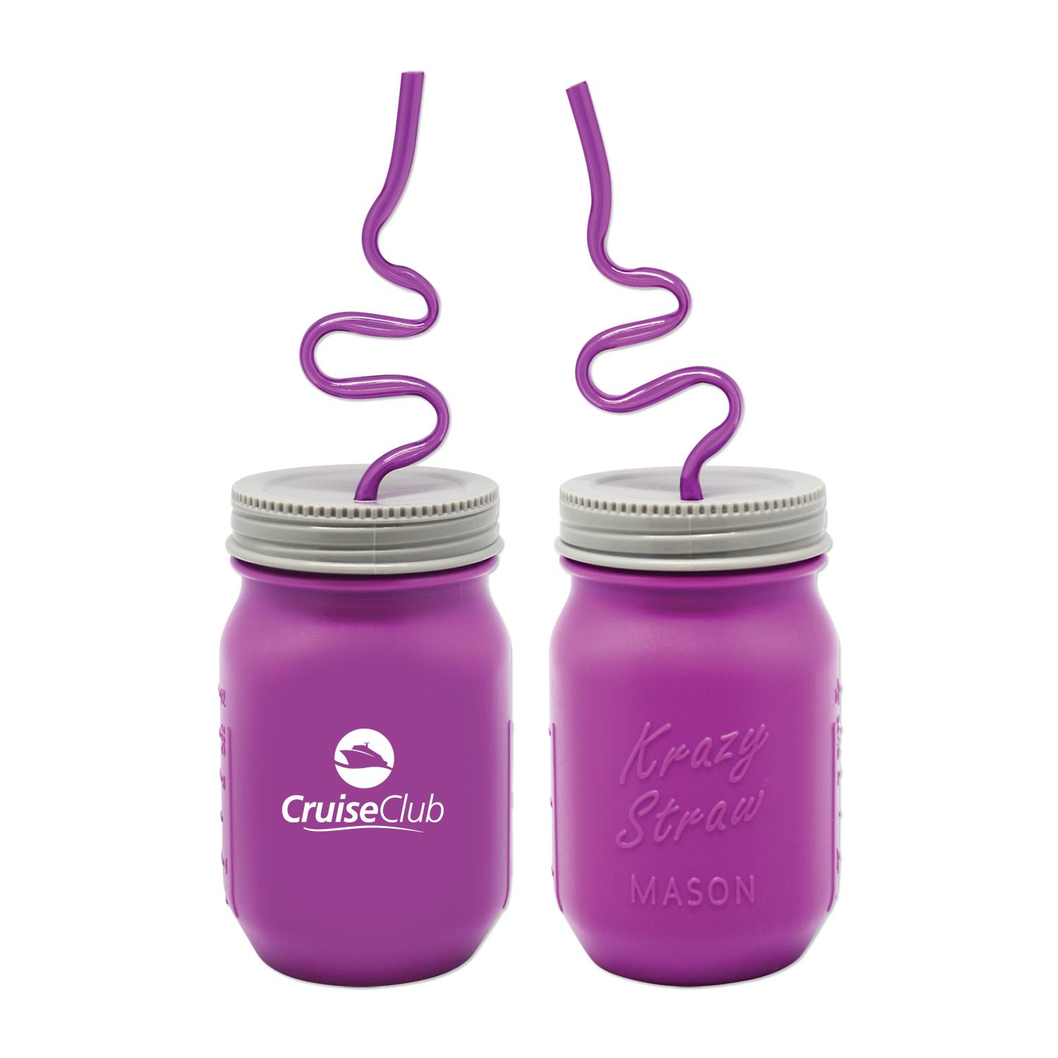 WL897X Krazy Straw Mason Jar