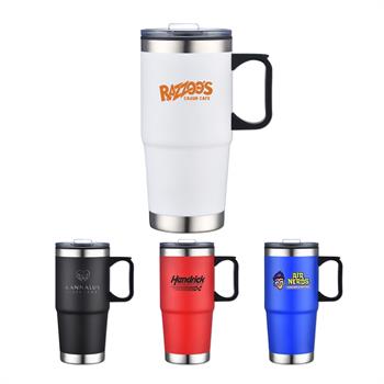 DRK13 - 24 Oz. S/S Travel Mug with Stainless Steel Bottom