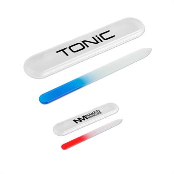NAIL4 - Tempered Glass Nail File in Plastic Case