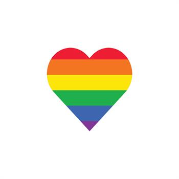 PS762 - Rainbow Heart Stickers