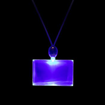 Light Up Rectangle Necklaces