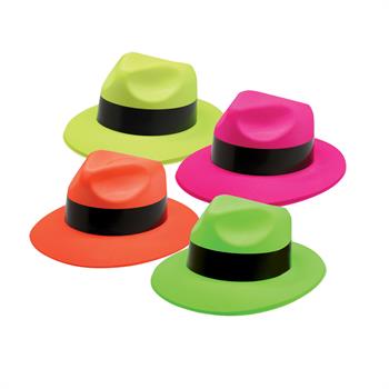 S4641 - Neon Gangster Hats