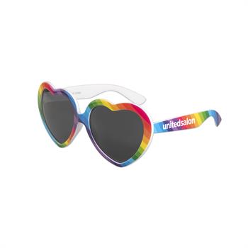 S53155X - Pride Heart Shaped Sunglasses