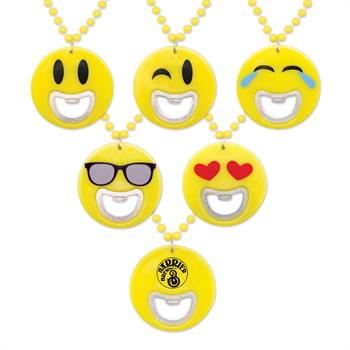 S55114X - Emoji Bottle Opener Beads