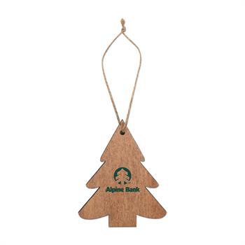 S71413X - Wooden Tree Ornament