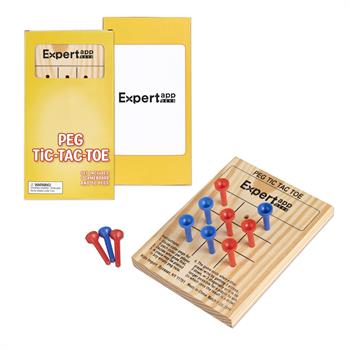 S71487X - Wooden Tic-Tac-Toe Peg Game