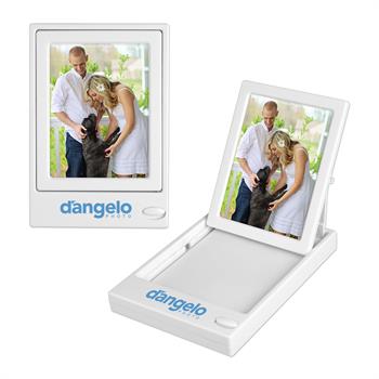 Pop Up Picture Frame with Notepad - White