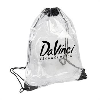 WL1622X - Clear Drawstring Bag