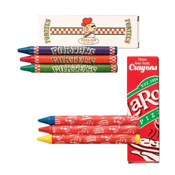 CUSTOM 3 PACK CRAYONS BOX