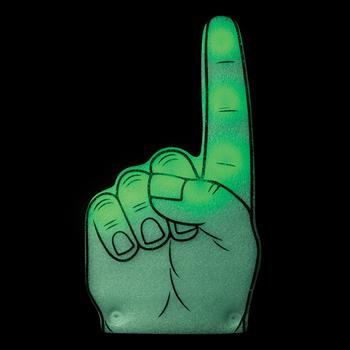 WP1443 - Green LED Foam Finger