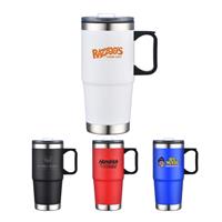 24 Oz. S/S Travel Mug with Stainless Steel Bottom