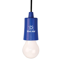 Blue Bulb Shaped LED with Cord