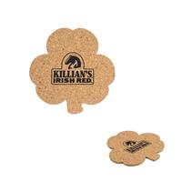 Shamrock Cork Coaster