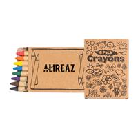 8 Pack Crayon Kraft Box