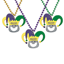 Mardi Gras Bottle Opener Beads