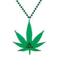 Cannabis Medallion Beads