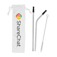 Stainless Steel Straw in Pouch