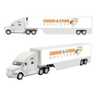 Kenworth T700 Tractor Trailer Pull Back Truck Decal