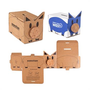 BANK1 - Corrugated Piggy Bank