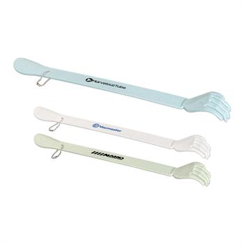 BCKWHT - Wheat Straw Backscratcher with Shoehorn and Chain