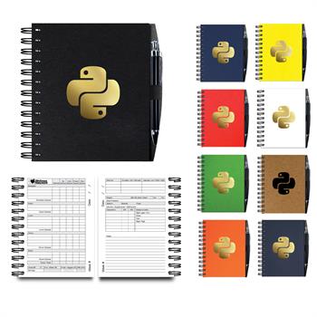 DLNOTE12 - WELLNESS JOURNAL WITH PEN (80 PAGES)