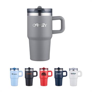 DRK50 - 20 Oz Vacuum Mug with Built In Straw Lid