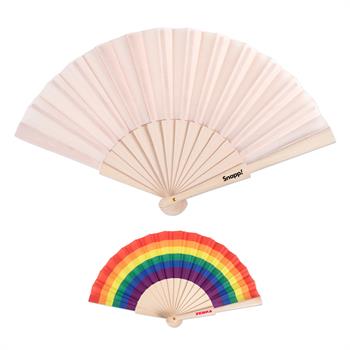 FAN7 - Wood Foldout Hand Fan