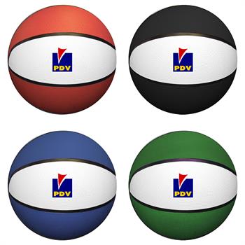 GBALL9 - 7" Mid-Size Two Tone Rubber Basketball