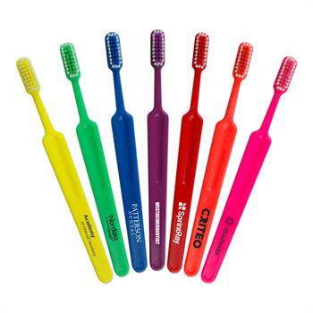 GBRU8 - 7" Compact Solid Colored Toothbrush