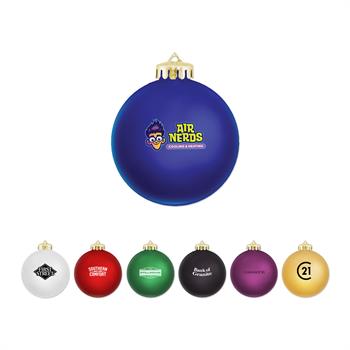 GORN2 - 3¼" Satin Finish Round Shatterproof Ornament