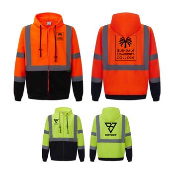 MACZIP - Full Zip Safety Fleece Hoodie Jacket