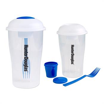 S16238X - 3 Pc Salad Shaker Set Blue