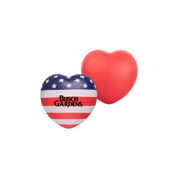 S24212X - Patriotic Heart Stress Reliever
