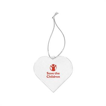 S55182X - Acrylic Style Heart Ornament