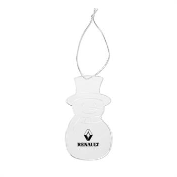 S55186X - Acrylic Style Snowman Ornament