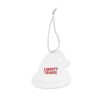 S55188X - Acrylic Style Santa Hat Ornament