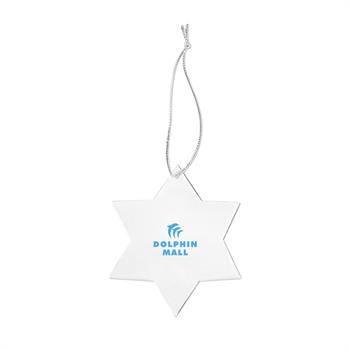 S55190X - Acrylic Style Star of David Ornament