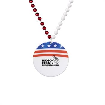 S55193X - Patriotic Medallion Beads