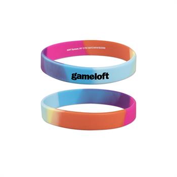S6788X - Tie-Dye Silicone Bracelet