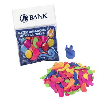 S91051X - 100 Water Balloon Pack with Nozzle