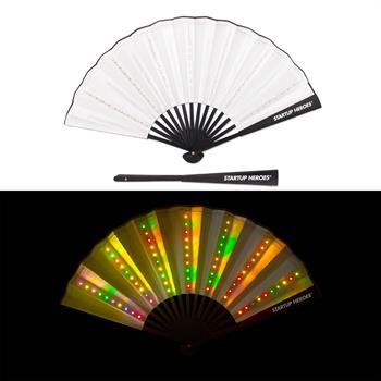 S91102X - Light-up Foldout Hand Fan