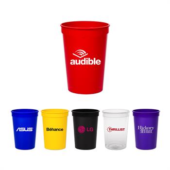 TDRK1 - 12 Oz. Smooth Colored Stadium Souvenir Cup
