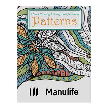 WCB25 - Patterns Stress Relieving Coloring Book for Adults