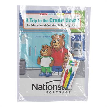 WCB28-FP - A Trip to the Credit Union Coloring Book Fun Pack