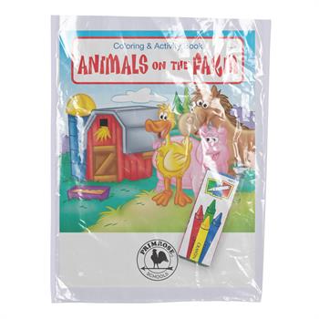 WCB33-FP - Animals on the Farm Coloring Book Fun Pack