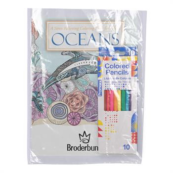 WCB37-FP - Oceans Coloring Book for Adults Fun Pack